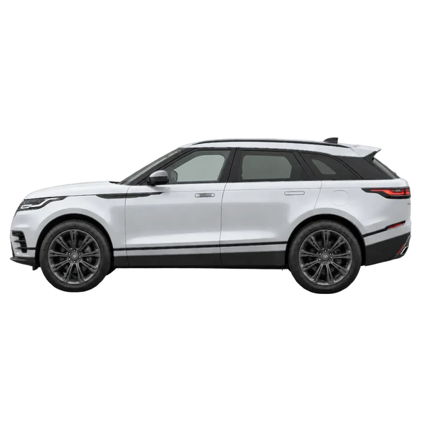 Land Rover Range Rover Velar 2024 argent, vue côté (vers la gauche)