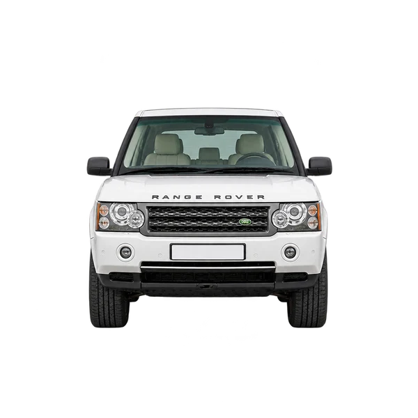2009 Land Rover Range Rover in weiß, Ansicht: Front