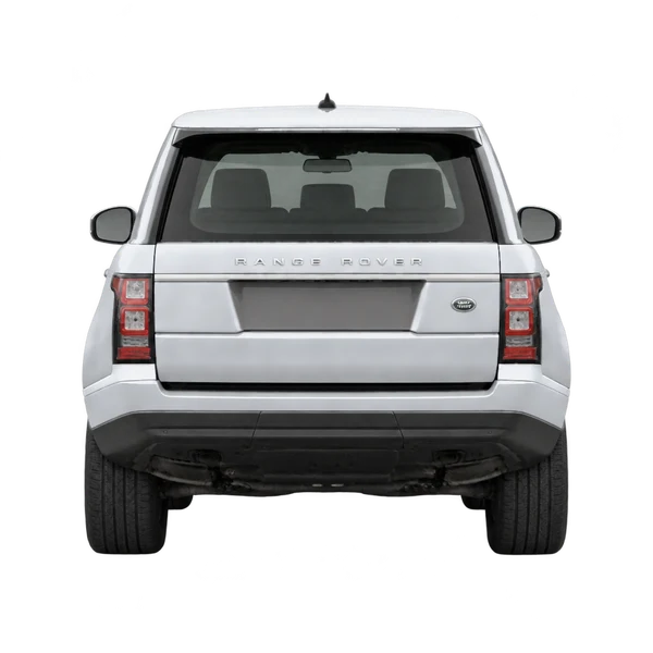 Land Rover Range Rover 2013 en plateado, vista trasera
