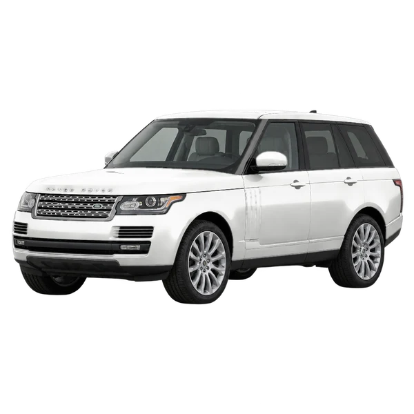 Land Rover Range Rover 2013 en blanco, vista frontal tres cuartos (hacia la izquierda)