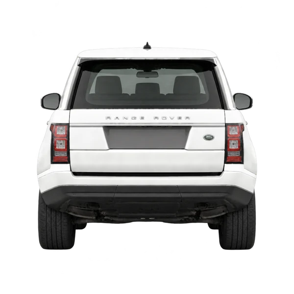 Land Rover Range Rover 2013 en blanco, vista trasera