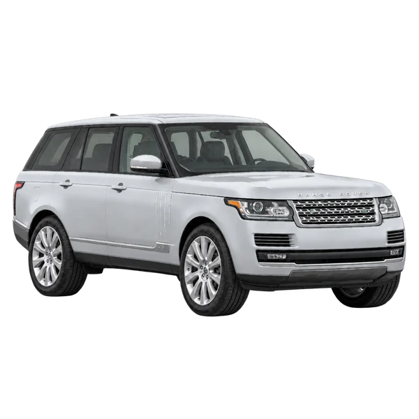 2016 Land Rover Range Rover in Silber, Ansicht: Dreiviertelansicht vorne (nach rechts)