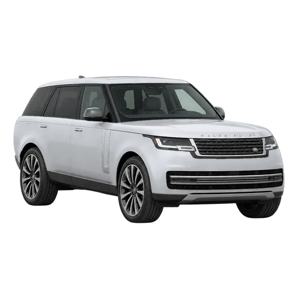 Land Rover Range Rover 2022 argent, vue trois-quarts avant (orienté vers la gauche)