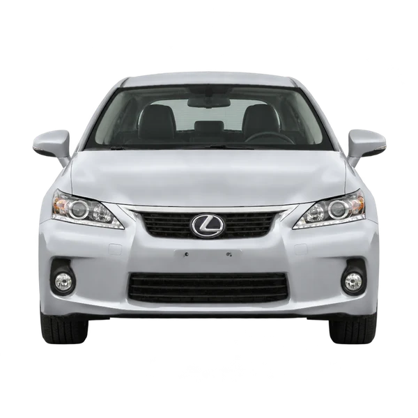 Lexus CT 2012 باللون فضي، منظر أمامي