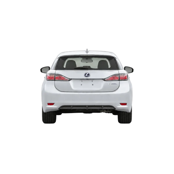 Lexus CT200H 2012 باللون فضي، منظر من الخلف