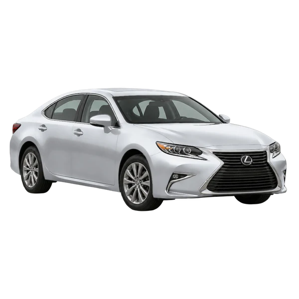 Lexus ES 300 2018 argent, vue trois-quarts avant (orienté vers la gauche)