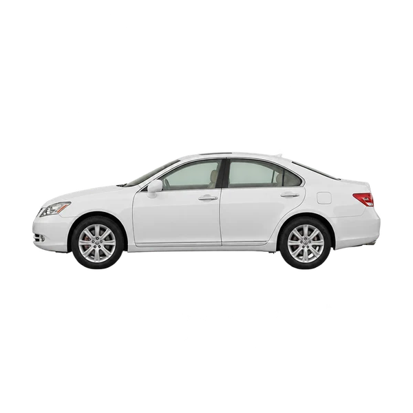 Lexus ES 2011 branco, vista lateral (voltada para a esquerda)