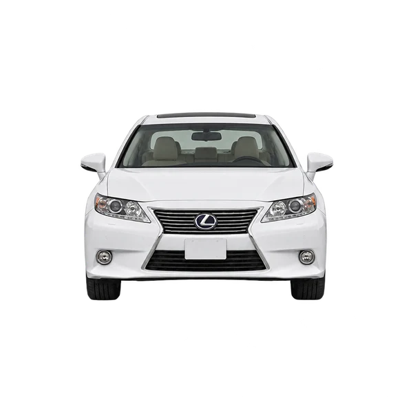 Lexus ES 2018 blanc, vue avant