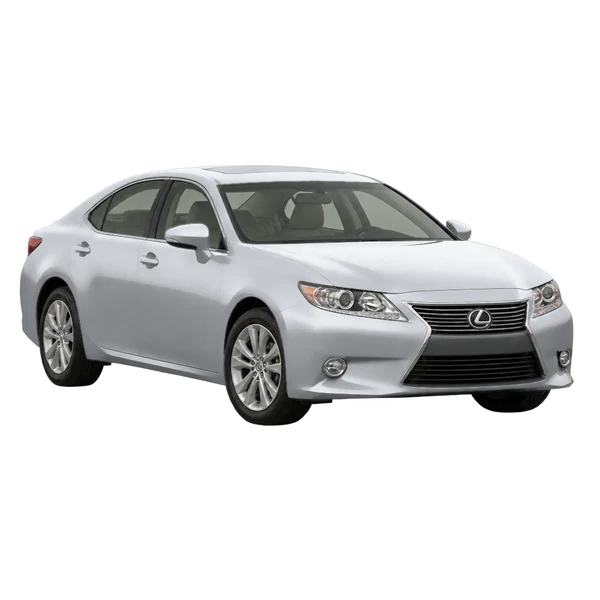 Lexus ES350 2013 argent, vue trois-quarts avant (orienté vers la gauche)