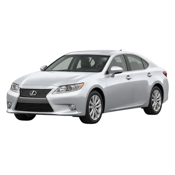 Lexus ES350 2014 argent, vue trois-quarts avant (orienté vers la gauche)