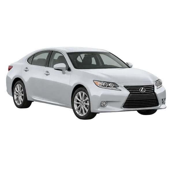 Lexus ES350 2015 argent, vue trois-quarts avant (orienté vers la gauche)