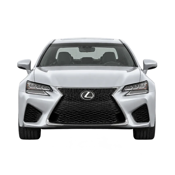 Lexus GS F 2020 en plateado, vista frontal