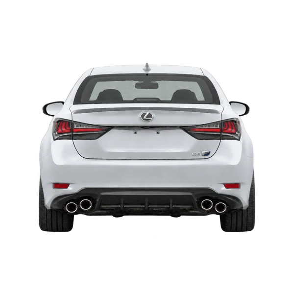 Lexus GS F 2020 en plateado, vista trasera