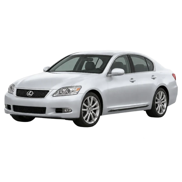 2011 LEXUS GS460 — Front three-quarter (facing left)، silver