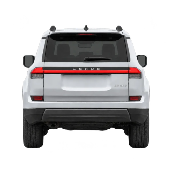 Lexus GX 550 2025 prata, vista traseira