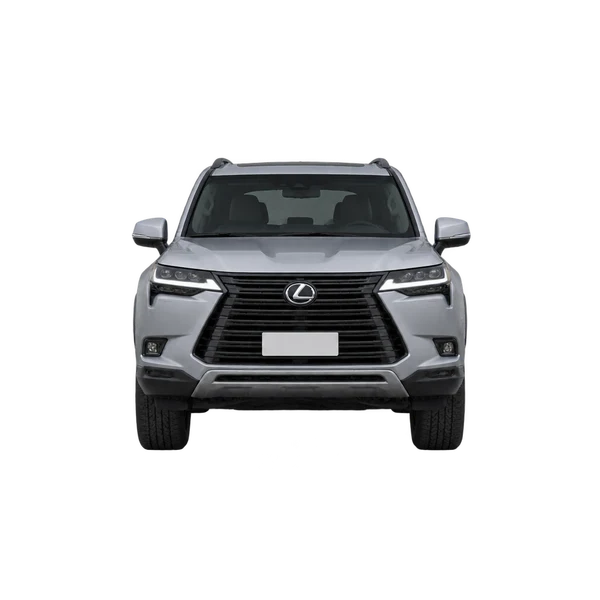 Lexus GX550 2025 en plateado, vista frontal