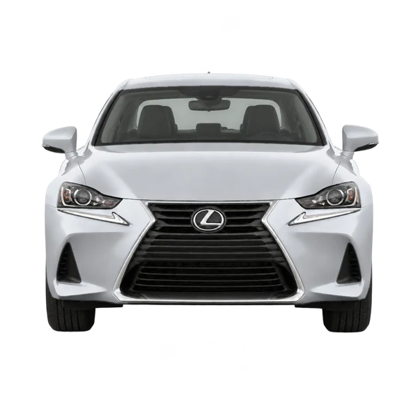 Lexus IS 300 2018 argent, vue avant