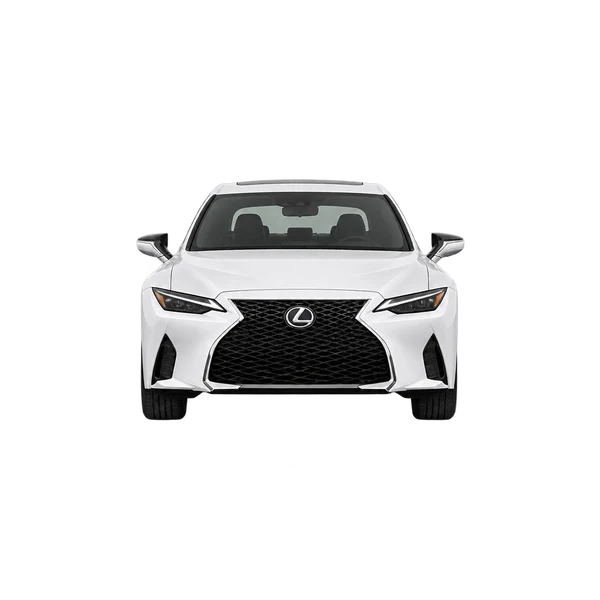 Lexus IS 2025 blanc, vue avant