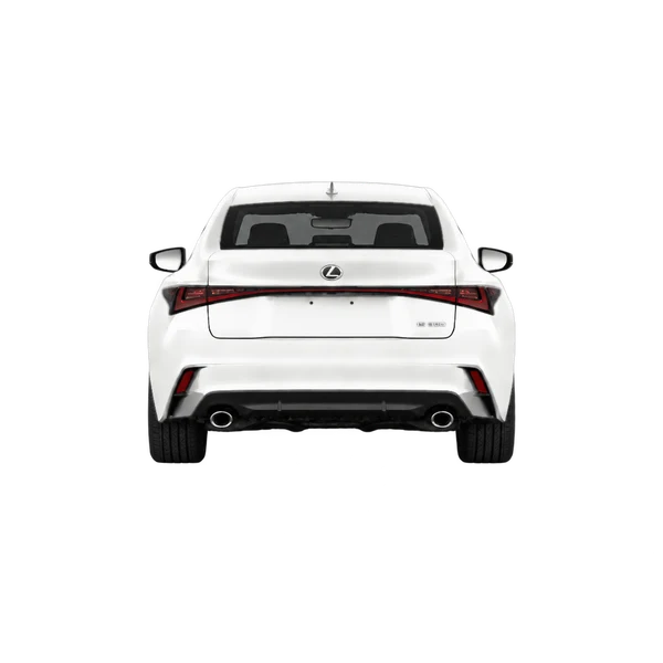 ホワイトの2027 Lexus IS（リアビュー）