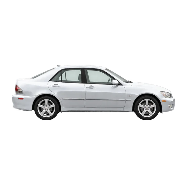 2001 Lexus IS300 in Silber, Ansicht: Seite (nach rechts gewandt)