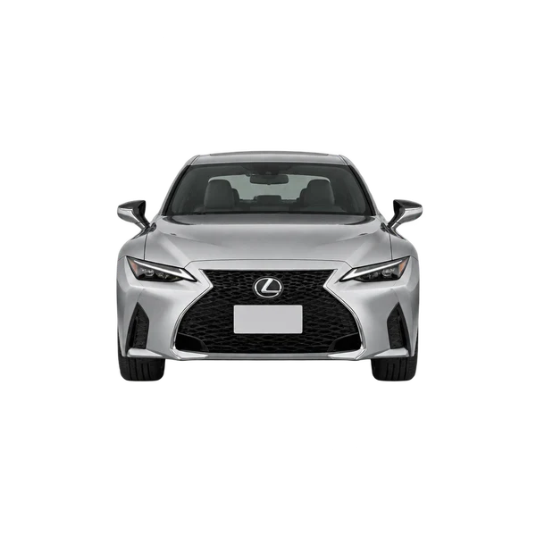 Lexus IS300 2022 prata, vista frente