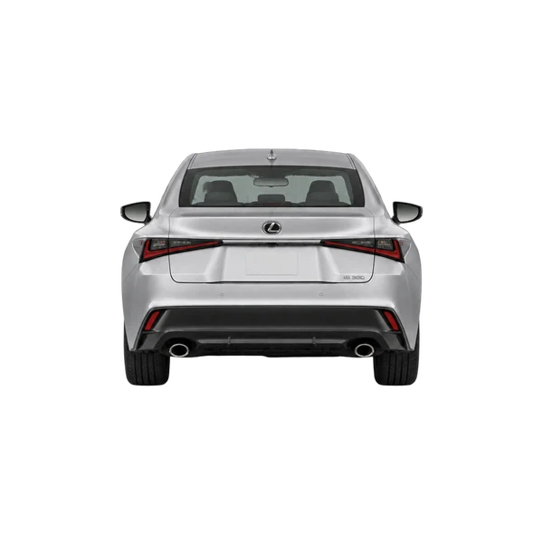 Lexus IS300 2022 prata, vista traseira