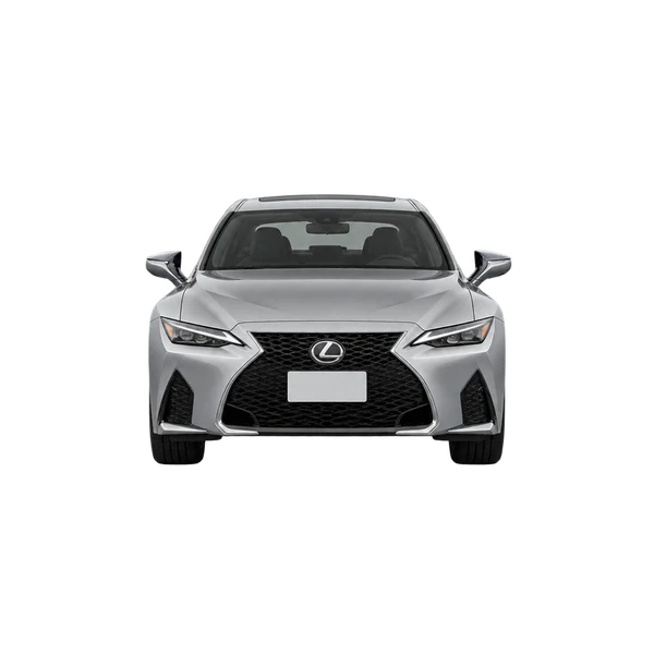 シルバーの2024 Lexus IS300（正面ビュー）