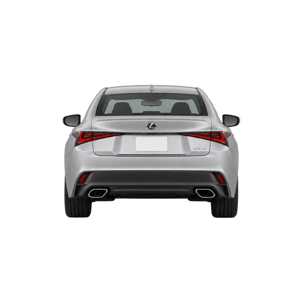 シルバーの2024 Lexus IS300（リアビュー）