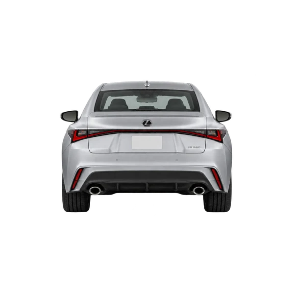 シルバーの2024 Lexus IS350（リアビュー）