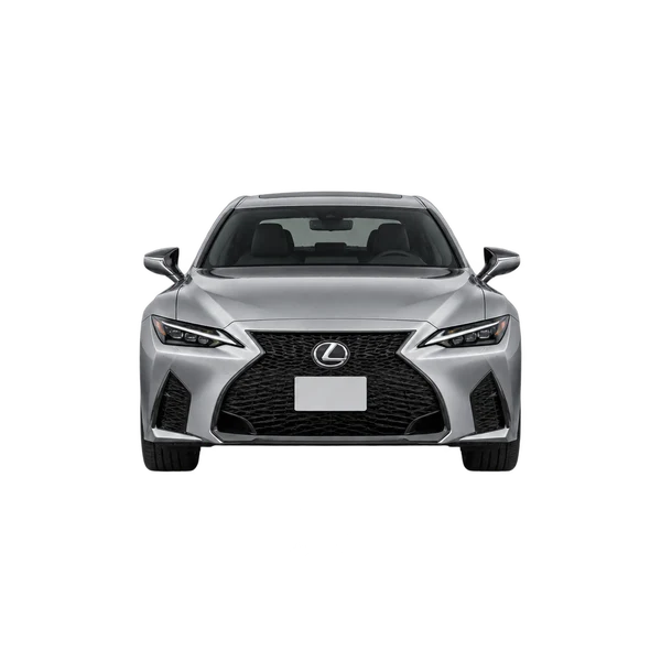 Lexus IS500 2024 argent, vue avant