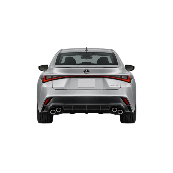 Lexus IS500 2024 argent, vue arrière