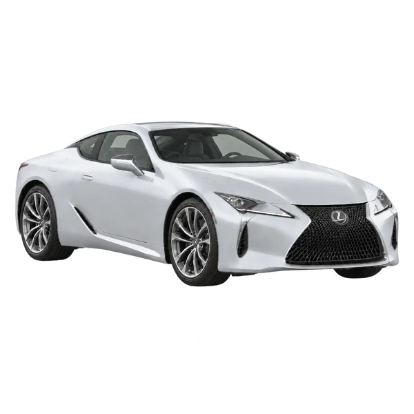 Lexus LC 500 2020 argent, vue trois-quarts avant (orienté vers la droite)