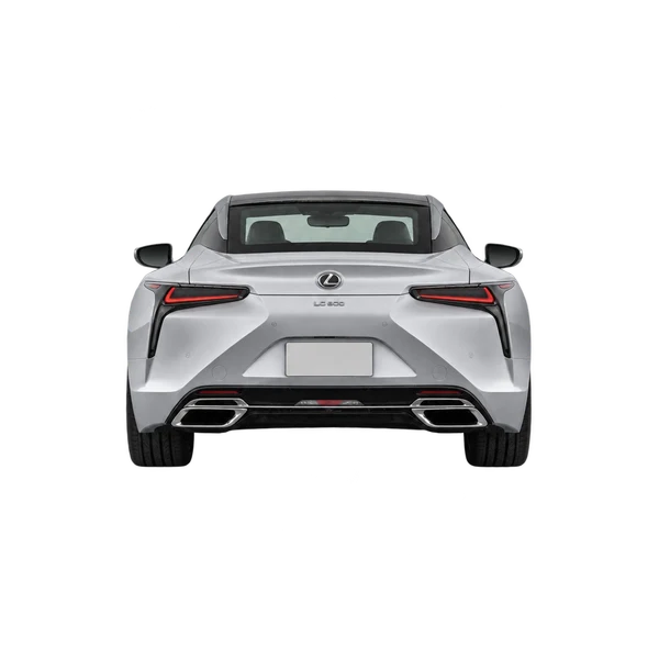 シルバーの2024 Lexus LC 500（リアビュー）