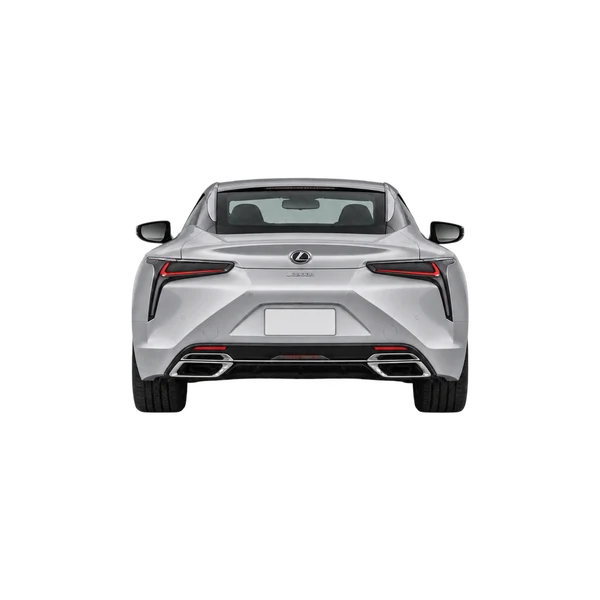 Lexus LC500H 2022 prata, vista traseira