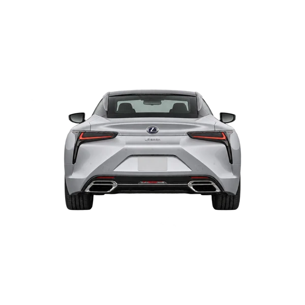 Lexus LC500H 2023 prata, vista traseira