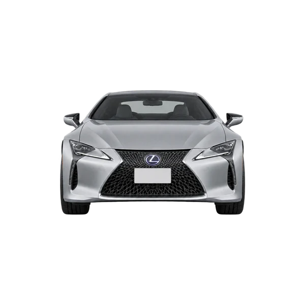 Lexus LC500H 2024 prata, vista frente