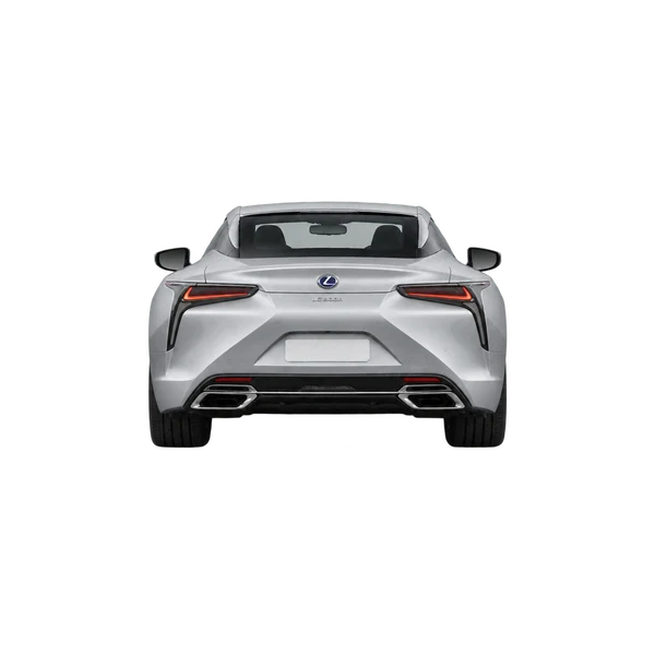 Lexus LC500H 2024 prata, vista traseira