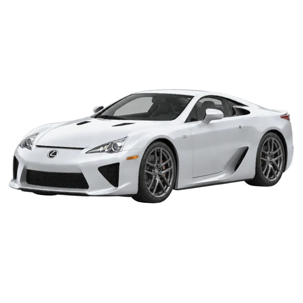 2014 LEXUS LFA — Front three-quarter (facing left), silver