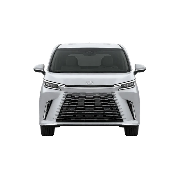 シルバーの2025 Lexus LM500H(正面ビュー)