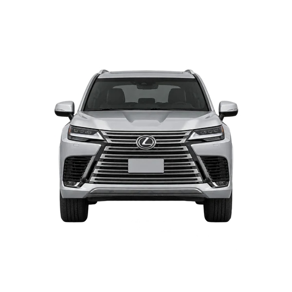 Lexus LX 600 2024 prata, vista frente