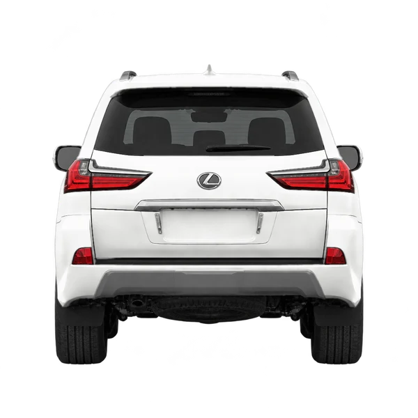ホワイトの2024 Lexus LX（リアビュー）