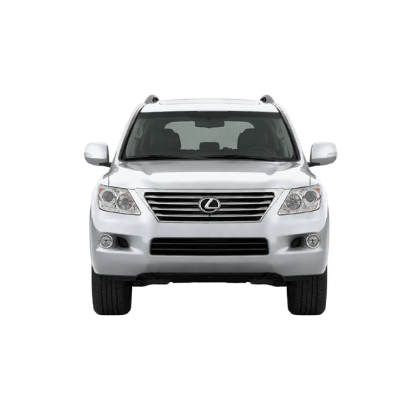 Lexus LX570 2010 prata, vista frente