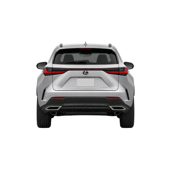 2022 Lexus NX 350 in Silber, Ansicht: Heck