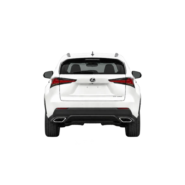 2027 Lexus NX in weiß, Ansicht: Heck