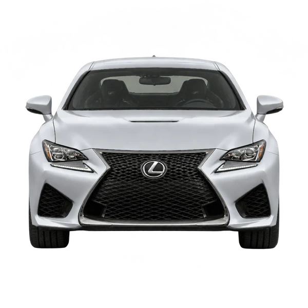 Lexus RC F 2015 باللون فضي، منظر أمامي