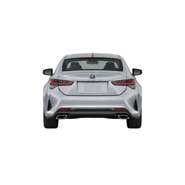 Lexus RC300 2022 argent, vue arrière