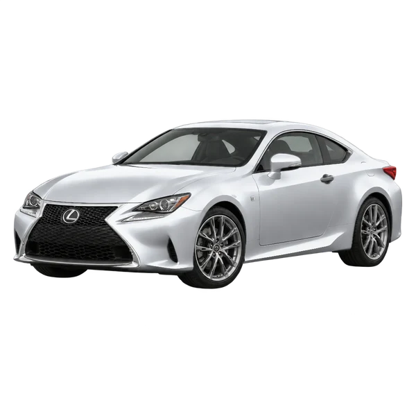 Lexus RC350 2015 argent, vue trois-quarts avant (orienté vers la gauche)