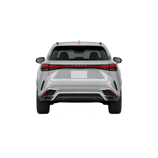 Lexus RX 500H 2025 prata, vista traseira