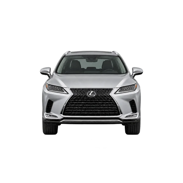 シルバーの2027 Lexus RX（正面ビュー）