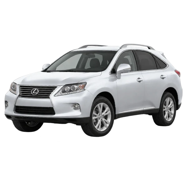Lexus RX350 2013 argent, vue trois-quarts avant (orienté vers la gauche)